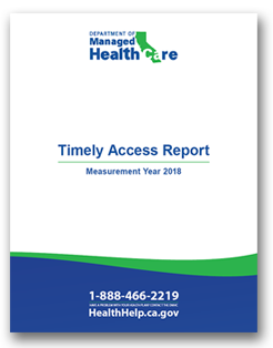 2018 Timely Access Report cover